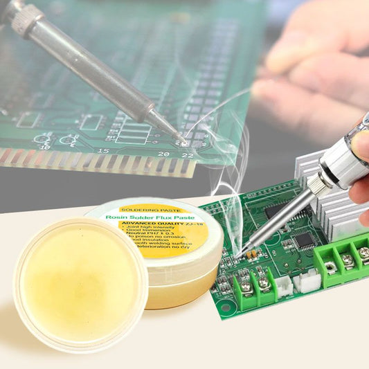 🔧 Kaufen Sie 1 und erhalten Sie 1 gratis! ✨ Kolophonium-Flussmittelpaste 30 g – Sorgt für sauberes, glattes Löten ohne Korrosion. 💻📦