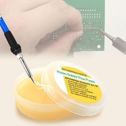 🔧 Kaufen Sie 1 und erhalten Sie 1 gratis! ✨ Kolophonium-Flussmittelpaste 30 g – Sorgt für sauberes, glattes Löten ohne Korrosion. 💻📦