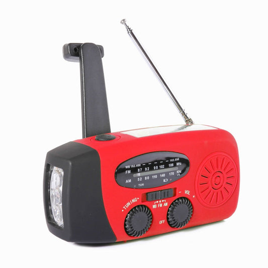 Multifunktionales tragbares Solar-Notfunkgerät