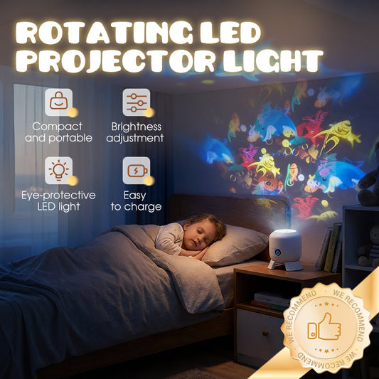 Dynamischer, rotierender LED-Lichtprojektor