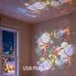 Dynamischer, rotierender LED-Lichtprojektor