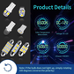 💡42-teiliges Superhelles LED Auto-Innenraumbeleuchtungs-Set – Plug & Play Upgrade für dein Auto ✨