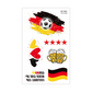 🌞Frühlingserwachen: 49% Rabatt!✨⚽ WM 2026 Flaggen-Tattoos | Wasserdichte Temporäre Fußball-Tattoos | Die Saubere Alternative zu Schminke (Gesicht & Körper)