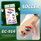 🌞Frühlingserwachen: 49% Rabatt!✨⚽ WM 2026 Flaggen-Tattoos | Wasserdichte Temporäre Fußball-Tattoos | Die Saubere Alternative zu Schminke (Gesicht & Körper)