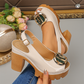 👡49% RABATT! ✨ Elegante Peep-Toe-Sandalen mit Schnallenabsatz – Stilvoll, Bequem & Perfekt Für Jeden Anlass 🌸
