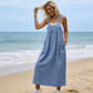 👗 49% RABATT! 💙 Damen Latzkleid in Denim-Optik – Locker, Modern & Perfekt Für Den Alltag 🌸
