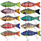 🐟 Mehrgliedriger, bionischer Schwimmköder – Realistische Bewegung, ansprechendes Design & ideal für den Fang großer Fische 🌊