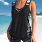 Neues Bikini-Set für Damen (Modell 2026) im Tank-Top-Stil mit Bauch-weg-Effekt (inkl. integrierter Pads) — (inkl. Shorts) 🔥