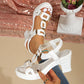 👡 Neu 2026 | T-Steg-Sandalen mit Blockabsatz