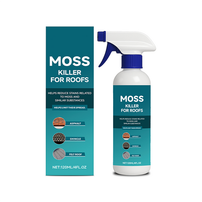 🌧️ 49% RABATT! 🏠 Dachmoos- & Algenreiniger – 120 ml, einfaches Aufsprühen, schonend für Pflanzen 🌿