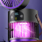 Tragbarer, wiederaufladbarer Ventilator mit UV-Insektenvernichter