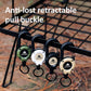 💥🏆Retractable Carabiner Keychain 🎣 – 65cm Steel Cord, Heavy-Duty Badge Reel, Lightweight EDC Tool for Keys, ID & Outdoor Use