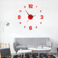 3D DIY Leuchtende Acryl-Wanduhr Set