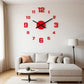 3D DIY Leuchtende Acryl-Wanduhr Set