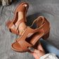 Modische orthopädische Damen-Sandalen mit Blockabsatz 2025